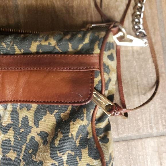 Rebecca Minkoff Leopard Mac Daddy Chain Crossbody Bag. - Picture 13 of 15